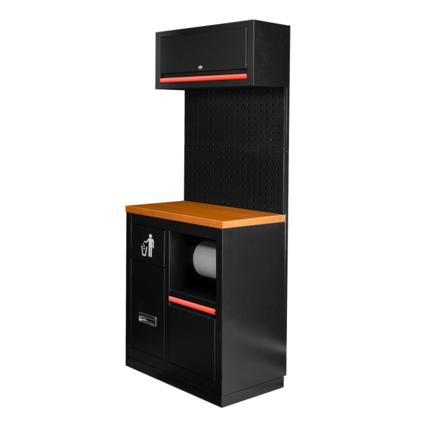 ENSEMBLE DE MEUBLES MODULAIRES (7 PIÈCES) - ROUGE