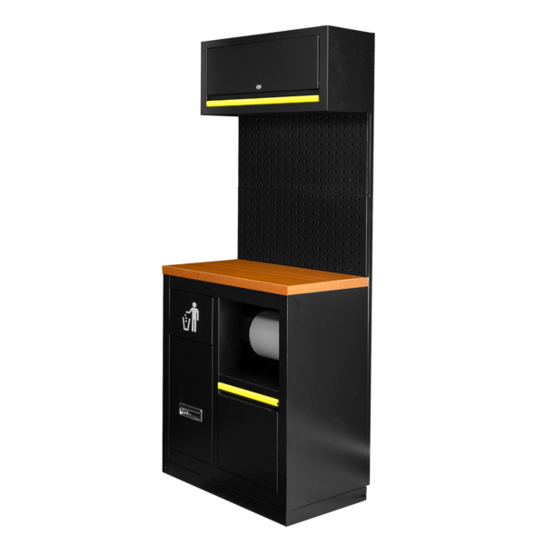 ENSEMBLE DE MEUBLES MODULAIRES (7 PIÈCES) - JAUNE
