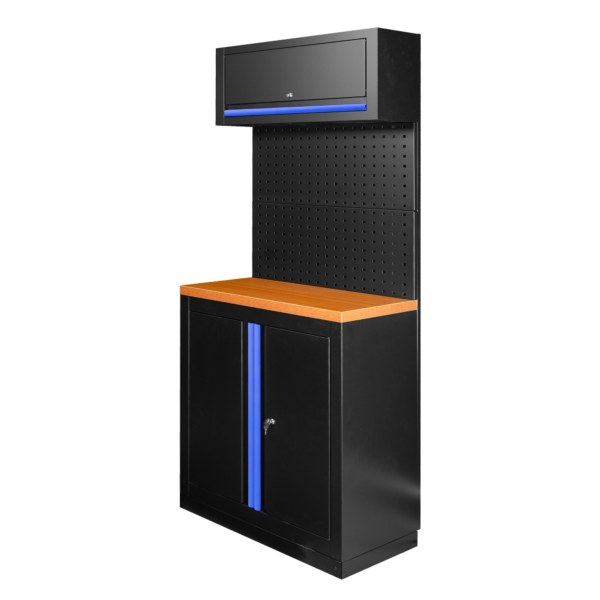 ENSEMBLE DE MEUBLES MODULAIRES (7 PIÈCES) - BLEU