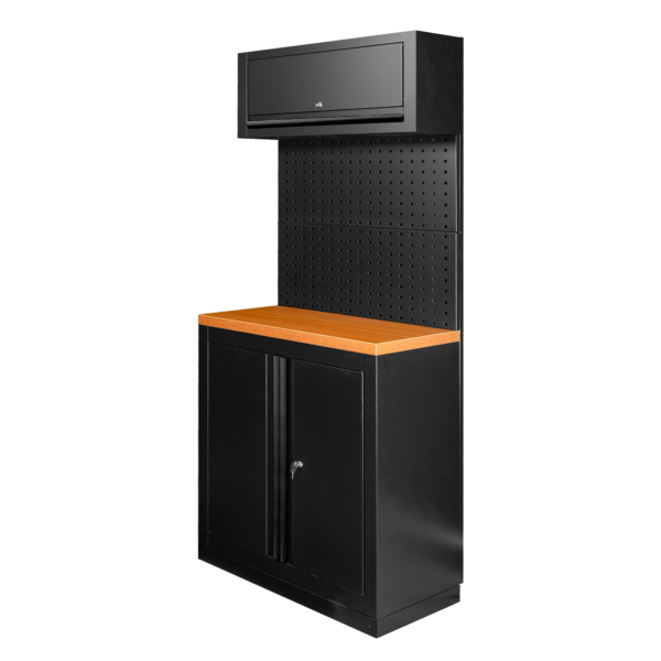 ENSEMBLE DE MEUBLES MODULAIRES (7 PIÈCES) - NOIR