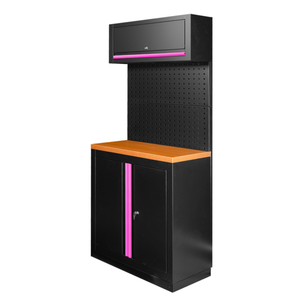 ENSEMBLE DE MEUBLES MODULAIRES (7 PIÈCES) - ROSE