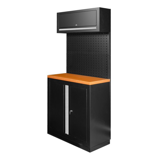 ENSEMBLE DE MEUBLES MODULAIRES (7 PIÈCES) - ARGENTÉ