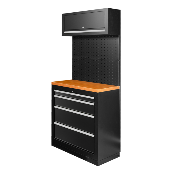 ENSEMBLE DE MEUBLES MODULAIRES (7 PIÈCES) - ARGENTÉ