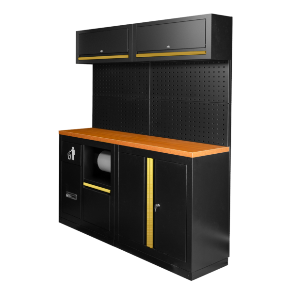 ENSEMBLE DE MEUBLES MODULAIRES (12 PIÈCES) - OR