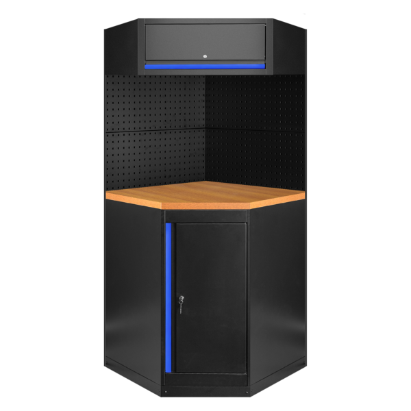 ENSEMBLE DE MEUBLES MODULAIRES (11 PIÈCES) - BLEU