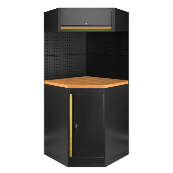 ENSEMBLE DE MEUBLES MODULAIRES (11 PIÈCES) - OR