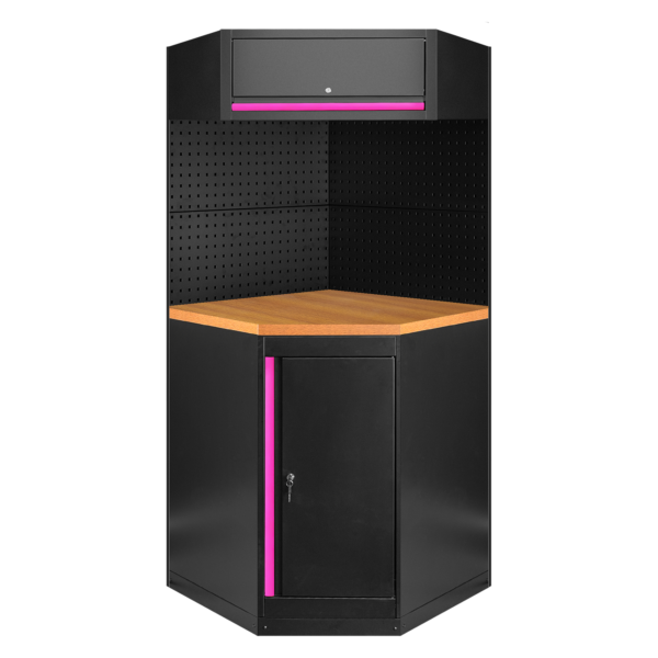 ENSEMBLE DE MEUBLES MODULAIRES (11 PIÈCES) - ROSE