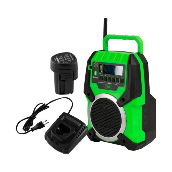 60055 RADIO + 60025 12V CHARGER+ 60026 2.0 AH LI-ION BATTERY